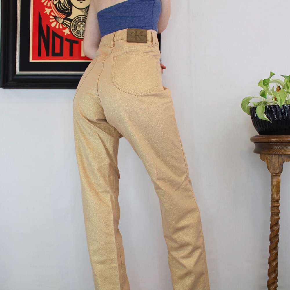 Vintage CK Gold Pants